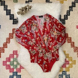 Zara Floral body suit